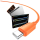 USAMS Kabel 30W 3A Silicone USB-C do Lightning pomarańczowy - 1569042 - zdjęcie 8